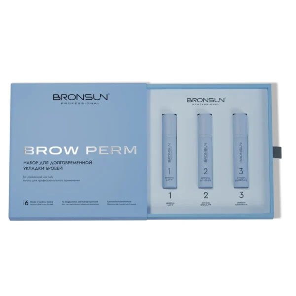 Bronsun Brow Perm Lamination Kit STEP 1 2 3 zestaw do laminacji liftingu