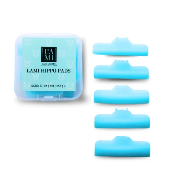 Lami Lashes Hippo Pads wałki silikonowe do rzęs 5 par BLUE