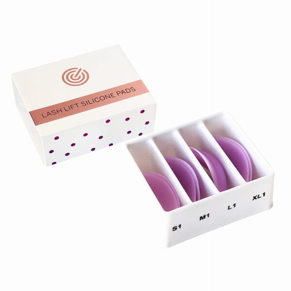 Maxymova lash lift wałeczki z dodatkiem brokatu 4szt