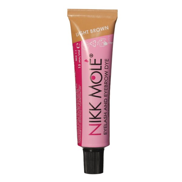 Nikk Mole farba do brwi i rzęs Light Brown 15ml