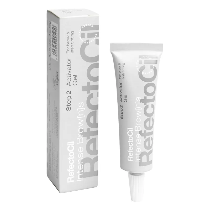 RefectoCil Intense Brow[n]s Activator Gel 15ml aktywantor na bazie azotanu srebra do farb do brwi i rzęs