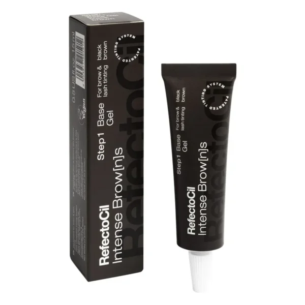 RefectoCil Intense Brow[n]s Base Gel Black Brown 15ml farba do brwi i rzęs czarno-brązowy