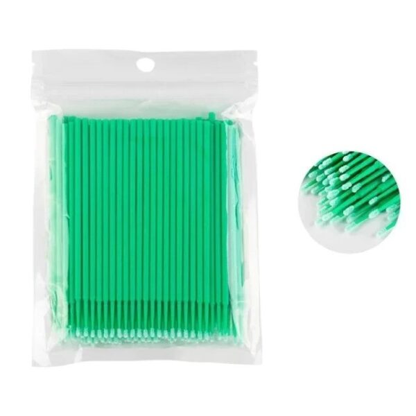 Aplikatory bezwłókienkowe 2mm Mikro Waciki 100szt