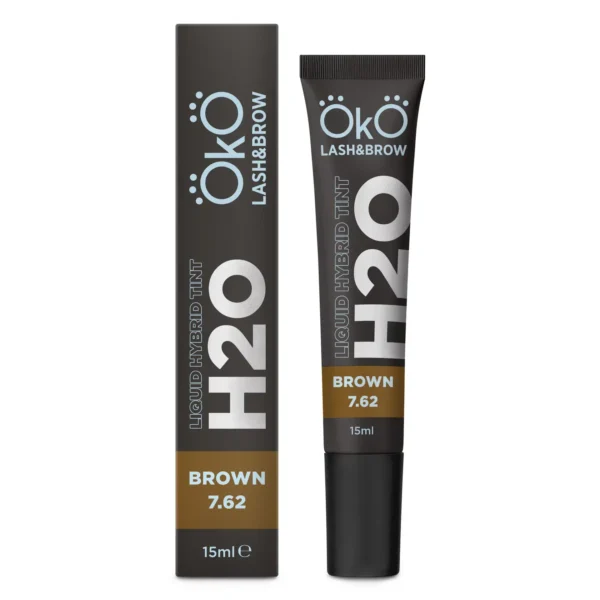 OkO lash & brow Farba do brwi i rzęs H20 Liquid Hybrid Tint Brown 7.62, 15 ml