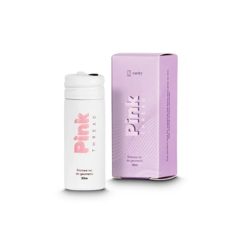 Rarity nić do geometrii Brwi 30 metrów pink