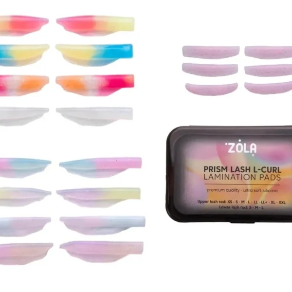 ZOLA Formy silikonowe Prism Lash L-curl 11 par