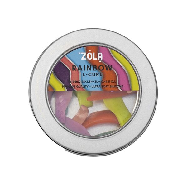ZOLA Rainbow L-curl 7 par formy silikonowe laminacja rzęs